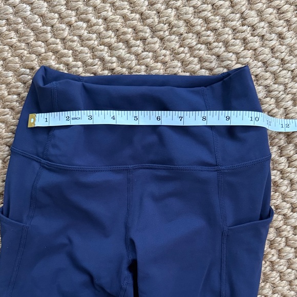 NWOT Fabletics oasis PureLux Navy Blue Leggings - Picture 3 of 6
